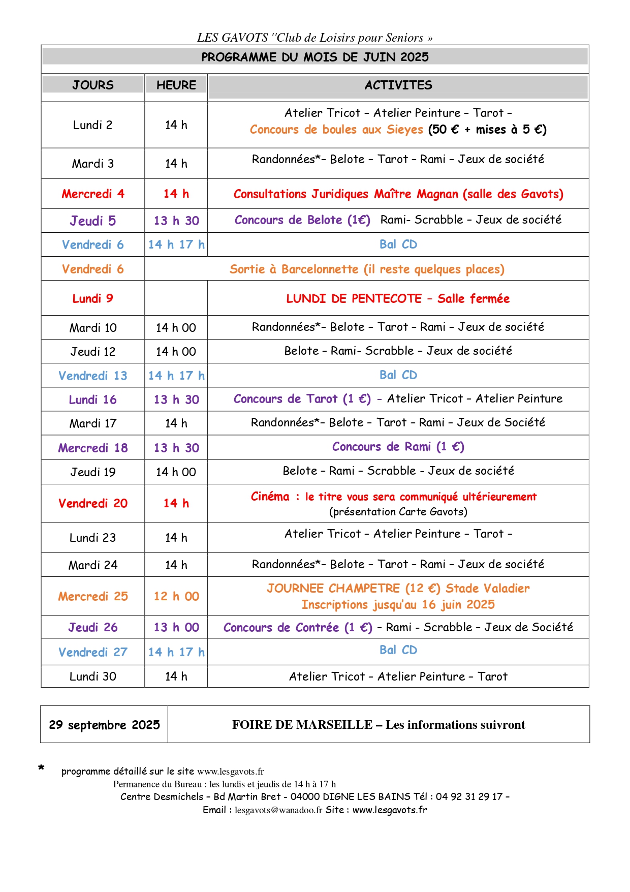 PROGRAMME DU MOIS DE JUIN 2025 page 0001