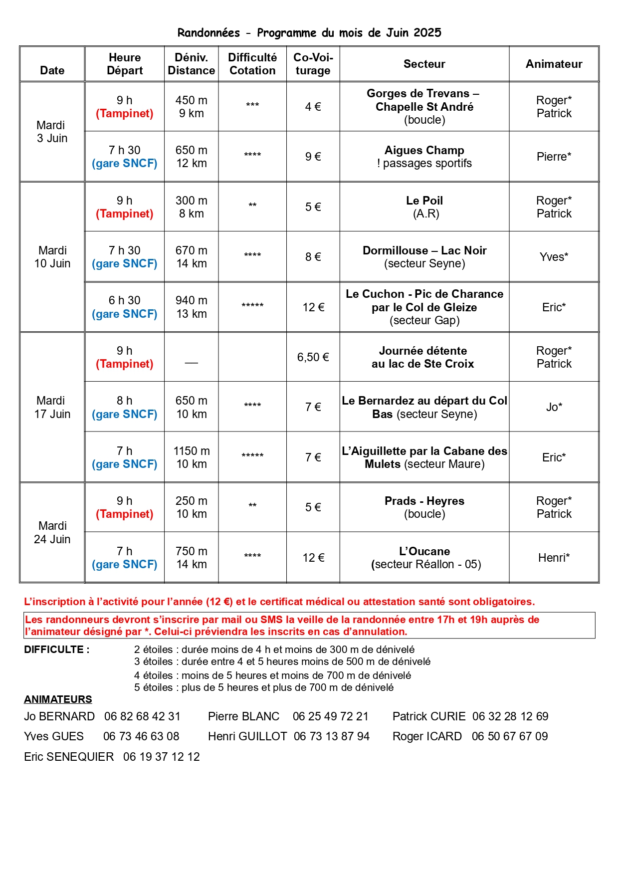 Programme Randos Gavots Juin page 0001