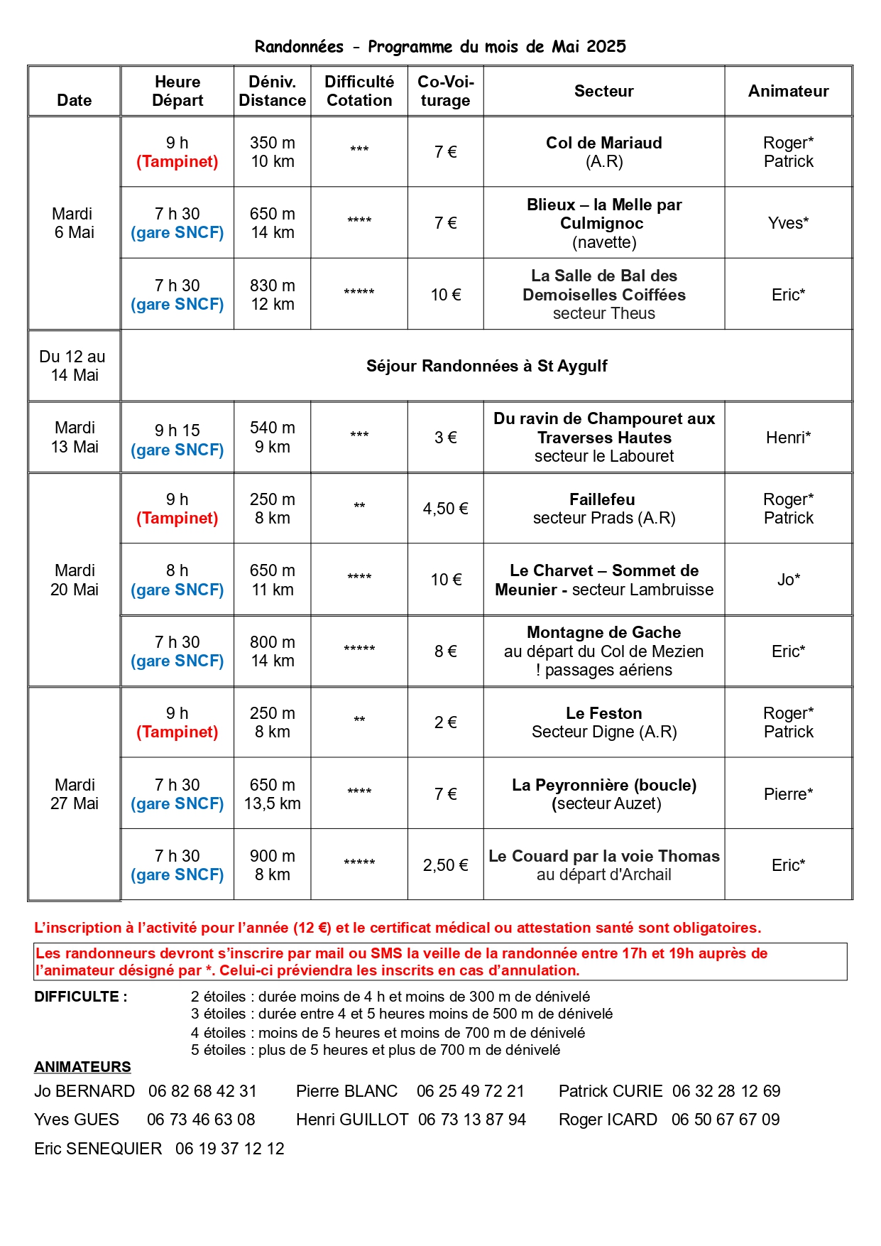 Programme Randos Gavots Mai page 0001