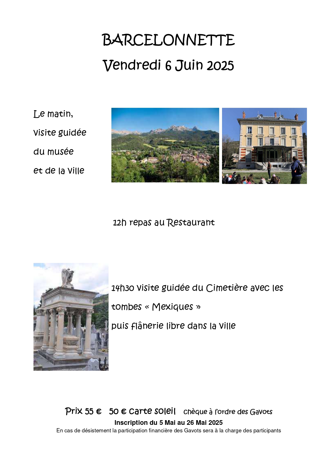 sortie Barcelonnette