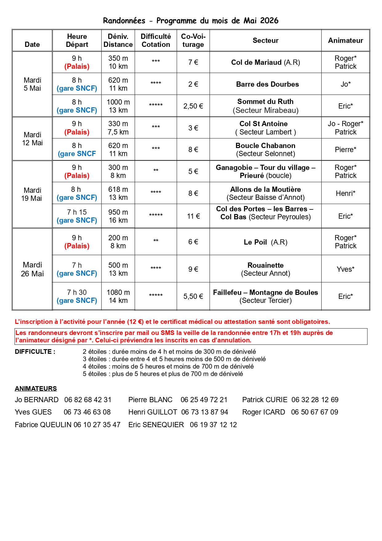 Programme Randos Mai 2026 page 0001